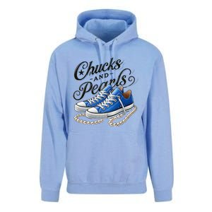 Kamala 2024 Chucks And Pearls Unisex Surf Hoodie