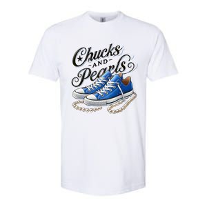 Kamala 2024 Chucks And Pearls Softstyle CVC T-Shirt