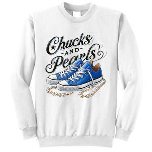 Kamala 2024 Chucks And Pearls Sweatshirt