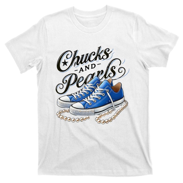 Kamala 2024 Chucks And Pearls T-Shirt