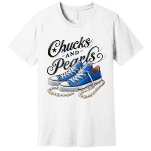 Kamala 2024 Chucks And Pearls Premium T-Shirt