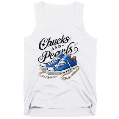 Kamala 2024 Chucks And Pearls Tank Top