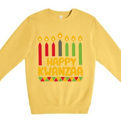 Kwanza 2024 Christmas Afroamerican Women Happy Kwanzaa Premium Crewneck Sweatshirt