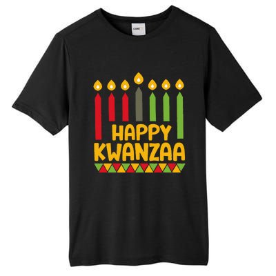 Kwanza 2024 Christmas Afroamerican Women Happy Kwanzaa Tall Fusion ChromaSoft Performance T-Shirt