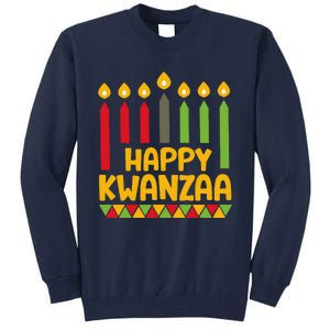 Kwanza 2024 Christmas Afroamerican Women Happy Kwanzaa Tall Sweatshirt