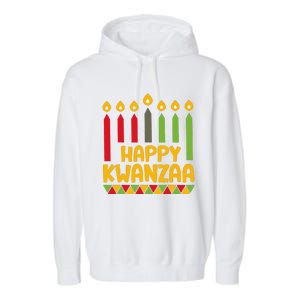 Kwanza 2024 Christmas Afroamerican Women Happy Kwanzaa Garment-Dyed Fleece Hoodie