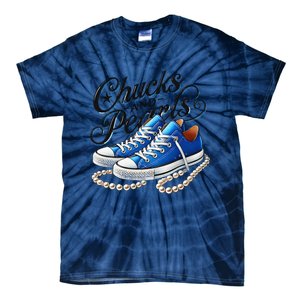 Kamala 2024 Chucks And Pearls Gift Tie-Dye T-Shirt