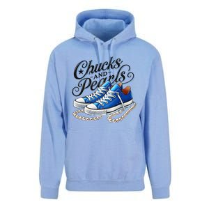 Kamala 2024 Chucks And Pearls Gift Unisex Surf Hoodie