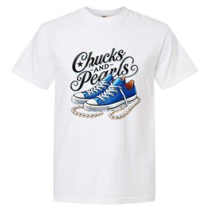 Kamala 2024 Chucks And Pearls Gift Garment-Dyed Heavyweight T-Shirt