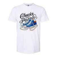 Kamala 2024 Chucks And Pearls Gift Softstyle CVC T-Shirt