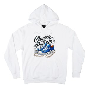 Kamala 2024 Chucks And Pearls Gift Hoodie