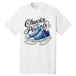 Kamala 2024 Chucks And Pearls Gift Tall T-Shirt