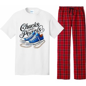 Kamala 2024 Chucks And Pearls Gift Pajama Set