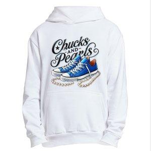 Kamala 2024 Chucks And Pearls Gift Urban Pullover Hoodie