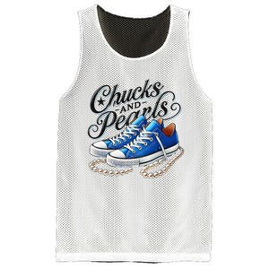 Kamala 2024 Chucks And Pearls Gift Mesh Reversible Basketball Jersey Tank