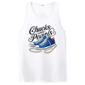 Kamala 2024 Chucks And Pearls Gift PosiCharge Competitor Tank