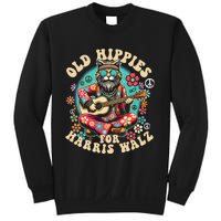 Kamala 2024 Cat Hippie Old Hippies For Harris Waltz 2024 Sweatshirt