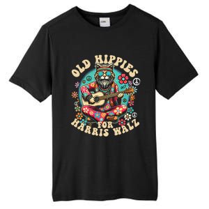 Kamala 2024 Cat Hippie Old Hippies For Harris Waltz 2024 Tall Fusion ChromaSoft Performance T-Shirt