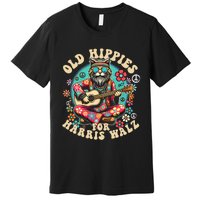 Kamala 2024 Cat Hippie Old Hippies For Harris Waltz 2024 Premium T-Shirt