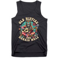 Kamala 2024 Cat Hippie Old Hippies For Harris Waltz 2024 Tank Top