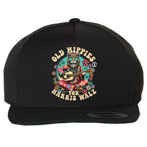 Kamala 2024 Cat Hippie Old Hippies For Harris Waltz 2024 Wool Snapback Cap