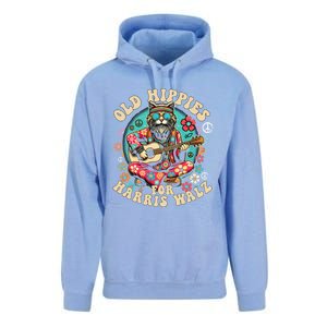 Kamala 2024 Cat Hippie Old Hippies For Harris Waltz 2024 Unisex Surf Hoodie