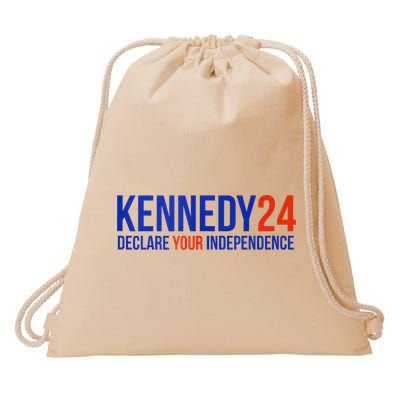 Kennedy 24 Declare Your Independence Rfk 2024 Election Drawstring Bag