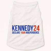 Kennedy 24 Declare Your Independence Rfk 2024 Election Doggie Tank