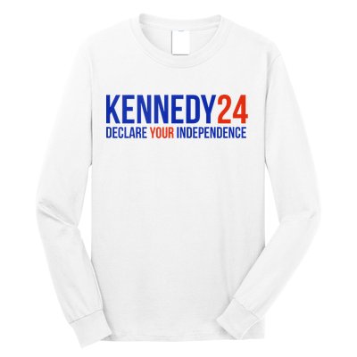 Kennedy 24 Declare Your Independence Rfk 2024 Election Long Sleeve Shirt