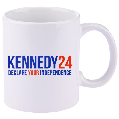 Kennedy 24 Declare Your Independence Rfk 2024 Election 11oz C Handle Ceramic Mug