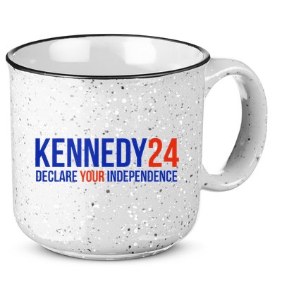 Kennedy 24 Declare Your Independence Rfk 2024 Election 15oz Campfire Ceramic Mug