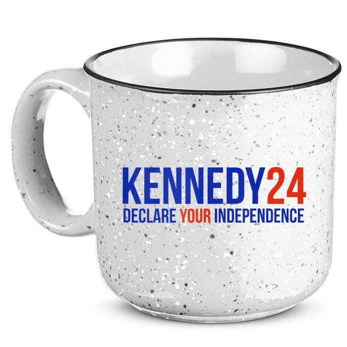 Kennedy 24 Declare Your Independence Rfk 2024 Election 15oz Campfire Ceramic Mug