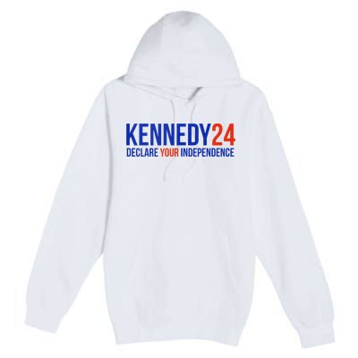 Kennedy 24 Declare Your Independence Rfk 2024 Election Premium Pullover Hoodie