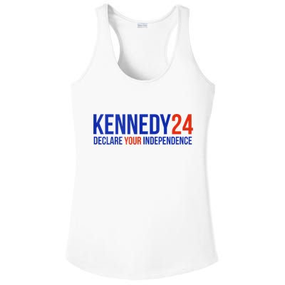 Kennedy 24 Declare Your Independence Rfk 2024 Election Ladies PosiCharge Competitor Racerback Tank