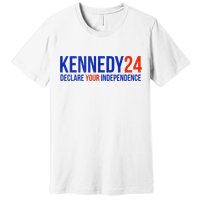 Kennedy 24 Declare Your Independence Rfk 2024 Election Premium T-Shirt
