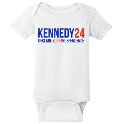 Kennedy 24 Declare Your Independence Rfk 2024 Election Baby Bodysuit