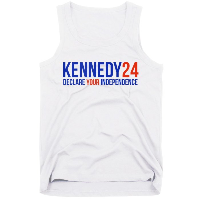 Kennedy 24 Declare Your Independence Rfk 2024 Election Tank Top