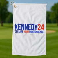 Kennedy 24 Declare Your Independence Rfk 2024 Election Golf Towel