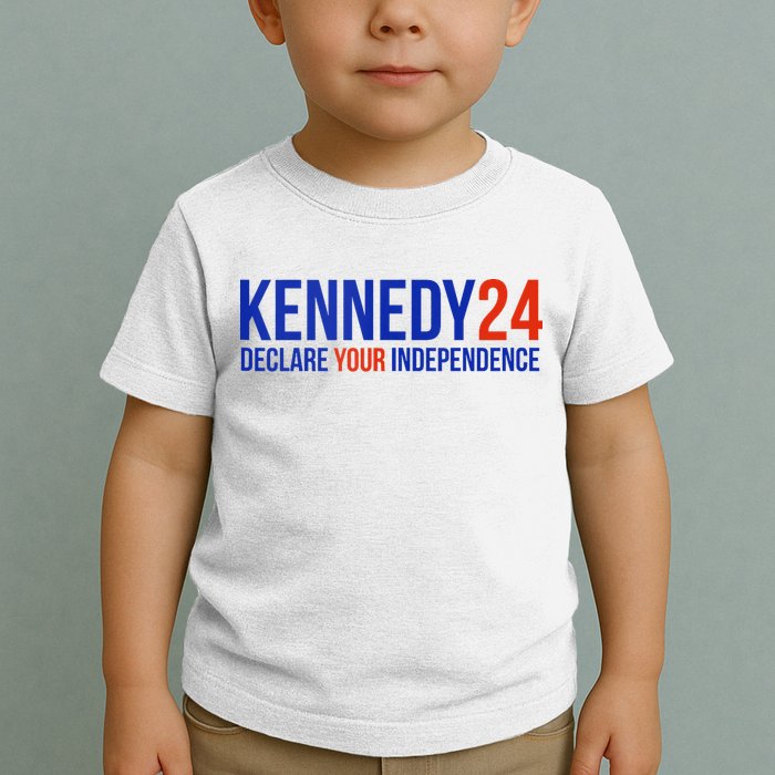 Kennedy 24 Declare Your Independence Rfk 2024 Election Toddler T-Shirt