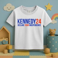 Kennedy 24 Declare Your Independence Rfk 2024 Election Toddler T-Shirt