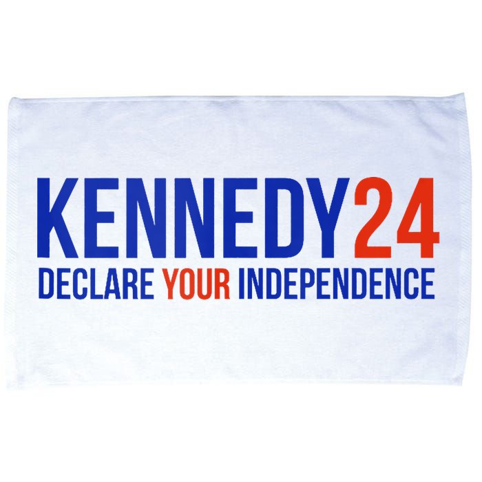Kennedy 24 Declare Your Independence Rfk 2024 Election Microfiber Hand Towel