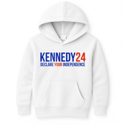 Kennedy 24 Declare Your Independence Rfk 2024 Election Kids Hoodie