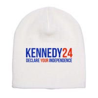 Kennedy 24 Declare Your Independence Rfk 2024 Election Short Acrylic Beanie