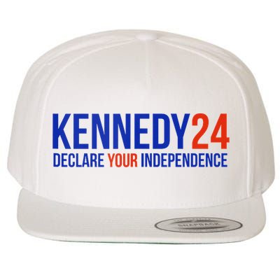 Kennedy 24 Declare Your Independence Rfk 2024 Election Wool Snapback Cap