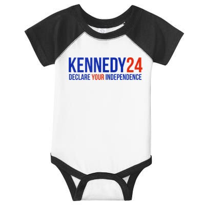 Kennedy 24 Declare Your Independence Rfk 2024 Election Infant Baby Jersey Bodysuit
