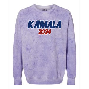 Kamala 2024 Design Vote Kamala Harris 2024 Election Democrat Colorblast Crewneck Sweatshirt