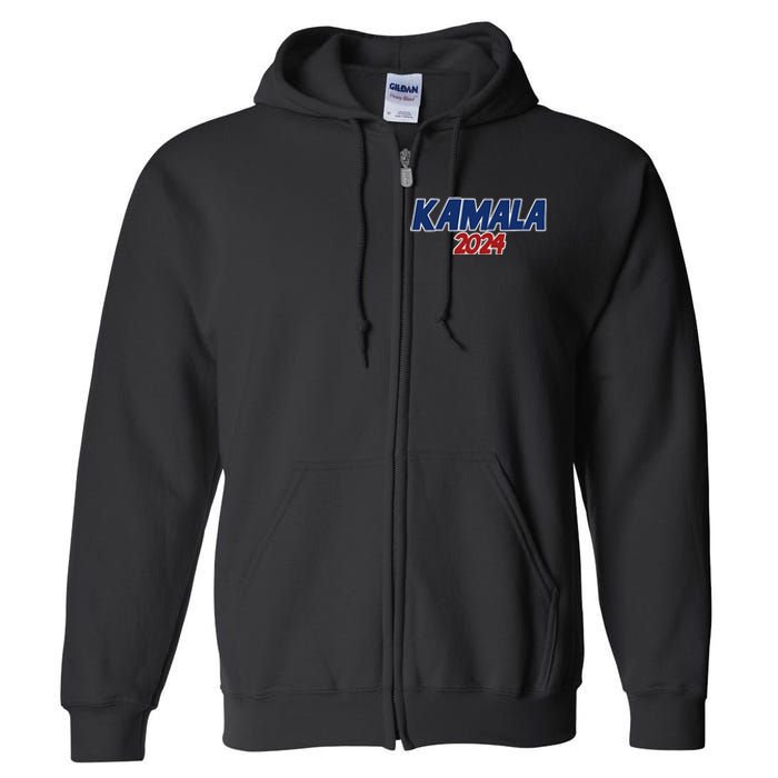 Kamala 2024 Design Vote Kamala Harris 2024 Election Democrat Full Zip Hoodie