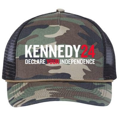 Kennedy 24 Declare Your Independence Retro Rope Trucker Hat Cap