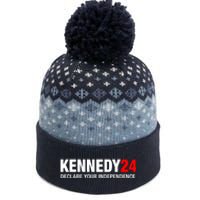 Kennedy 24 Declare Your Independence The Baniff Cuffed Pom Beanie