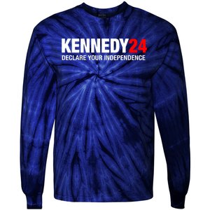 Kennedy 24 Declare Your Independence Rfk Jr Robert F Kennedy Jr For President Tie-Dye Long Sleeve Shirt